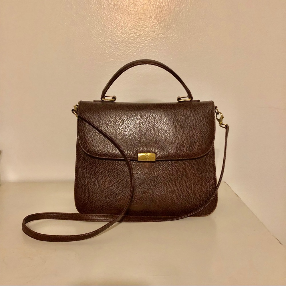 Mark Cross Vintage Top Handle Two Way Satchel